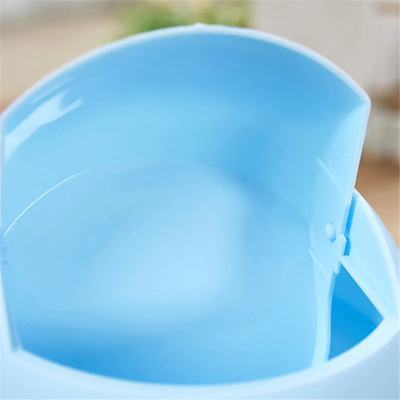 Mini Waste Bin Desktop Home Garbage Basket Table Trash Can Swing for Home Office Table Trash Can Small Waste Bin Office Supplies