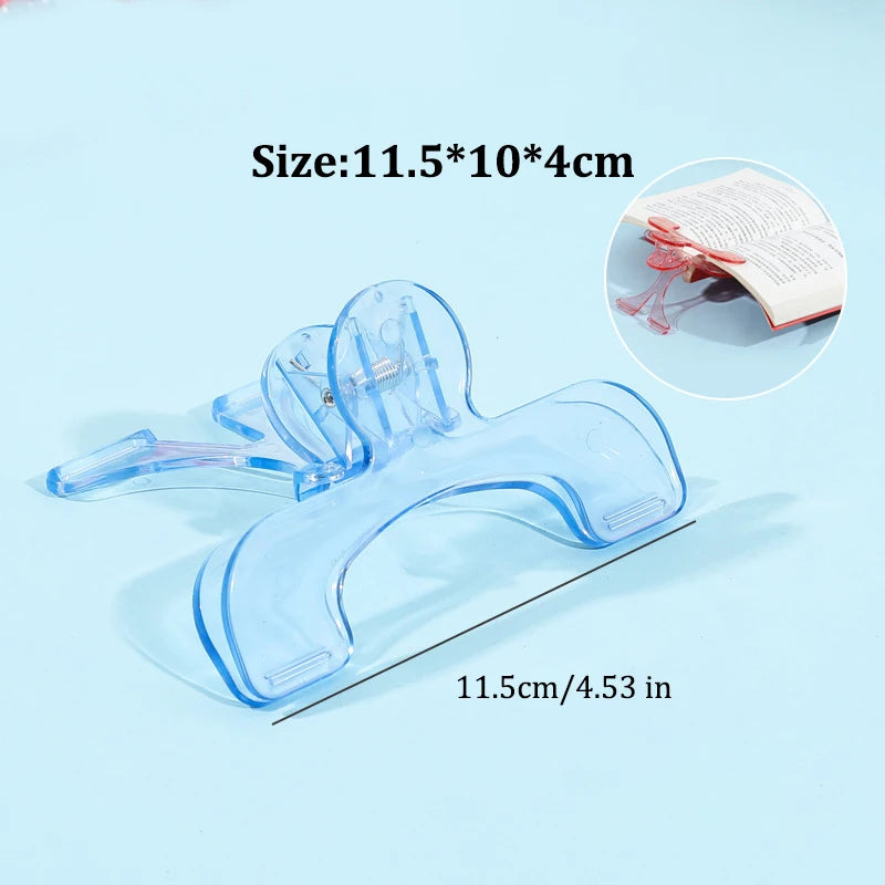 1pcs Book Clip Simple Reading Stand Note Clamp Anti-Flip Folder Fixed Reading Holder Office Study Tool for Desk