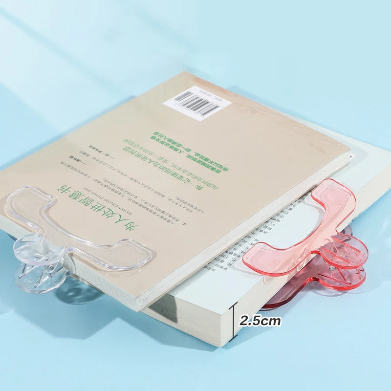 1pcs Book Clip Simple Reading Stand Note Clamp Anti-Flip Folder Fixed Reading Holder Office Study Tool for Desk