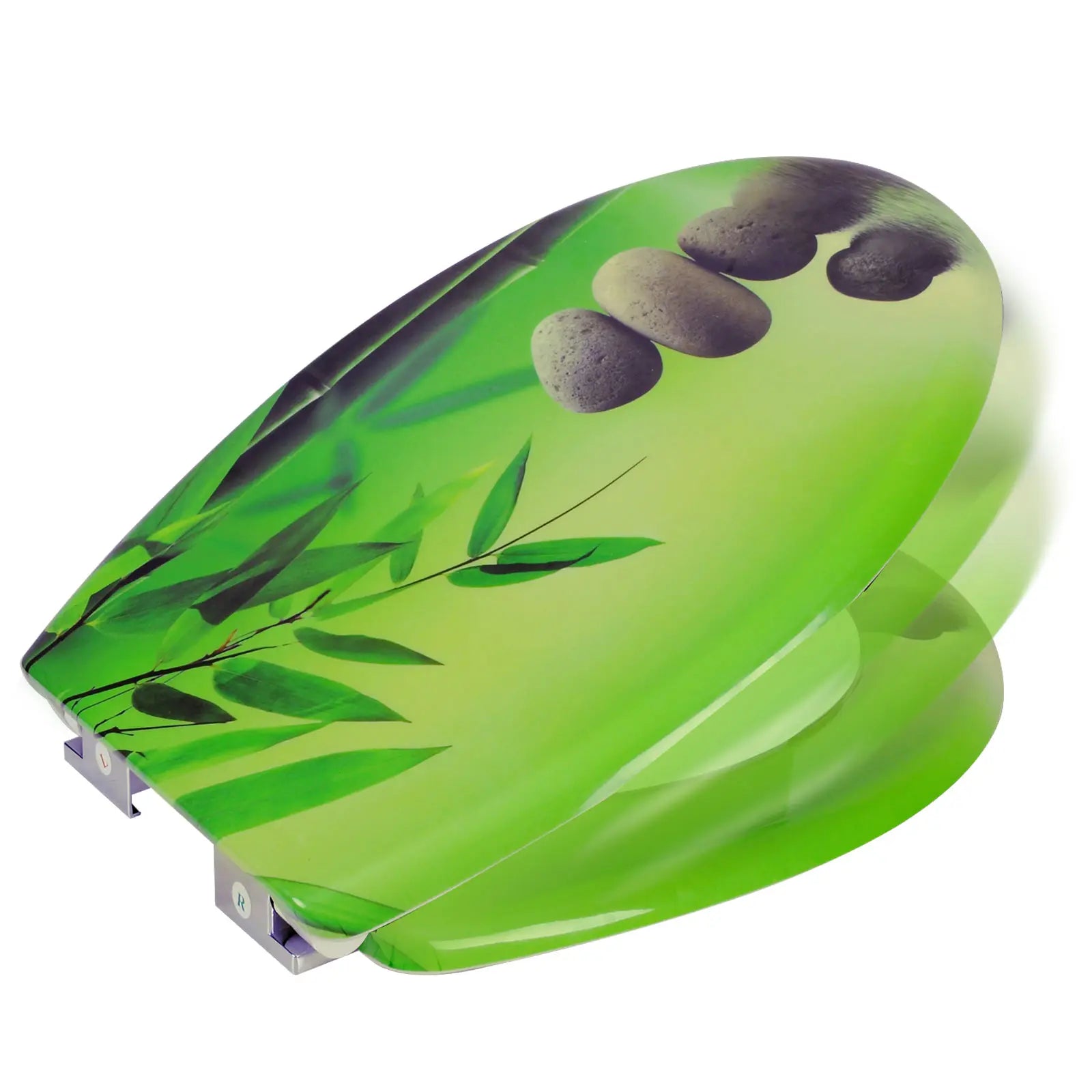 1PC WC Toilet Seats Cover Slow-Close Universal Toilet Lid Thicken ReplacementU type PP Board Toilet for Bathroom Parts